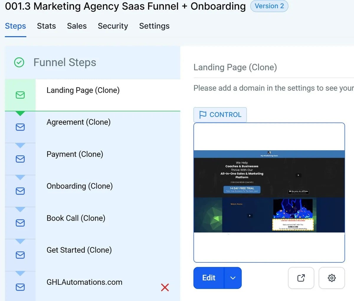 Funnel build and conversion path reference visual